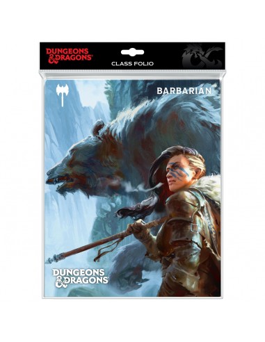 Barbarian Character Folio - Dungeons...