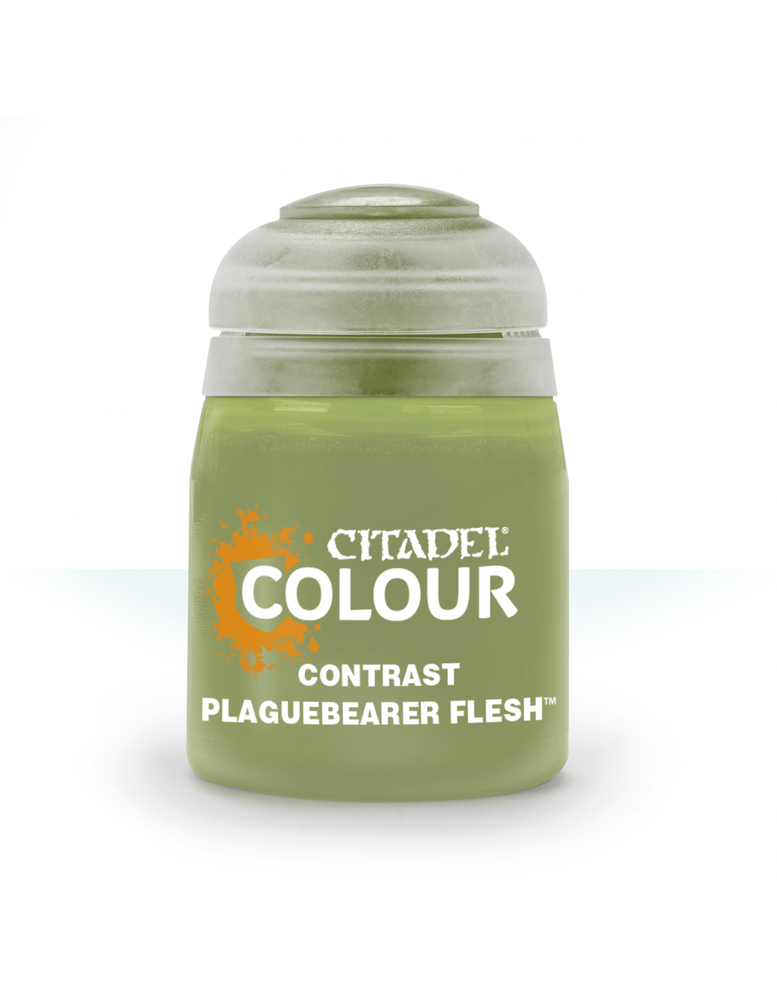 Se Plaguebearer Flesh - Contrast - Citadel Paint - Games Workshop hos NextLevelGames.dk