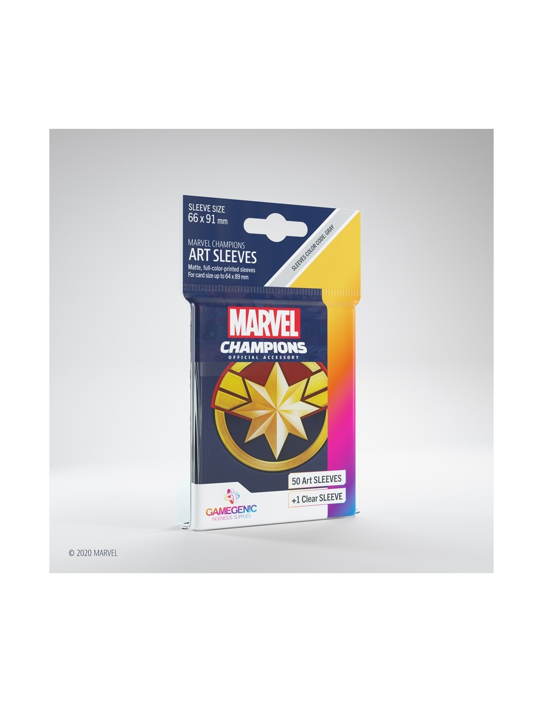6: Marvel Champions Black Panther Art sleeves - 50 stk - plastiklommer - GameGenic