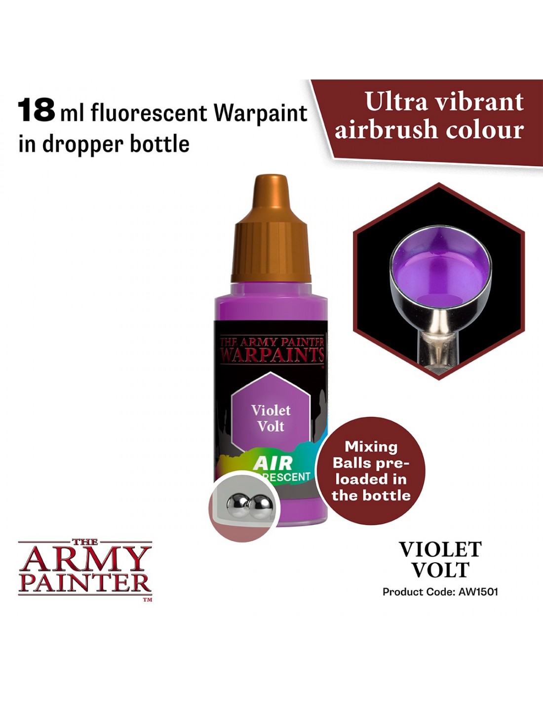 Violet Volt - Air - Flourescent - Warpaints - The Army Painter