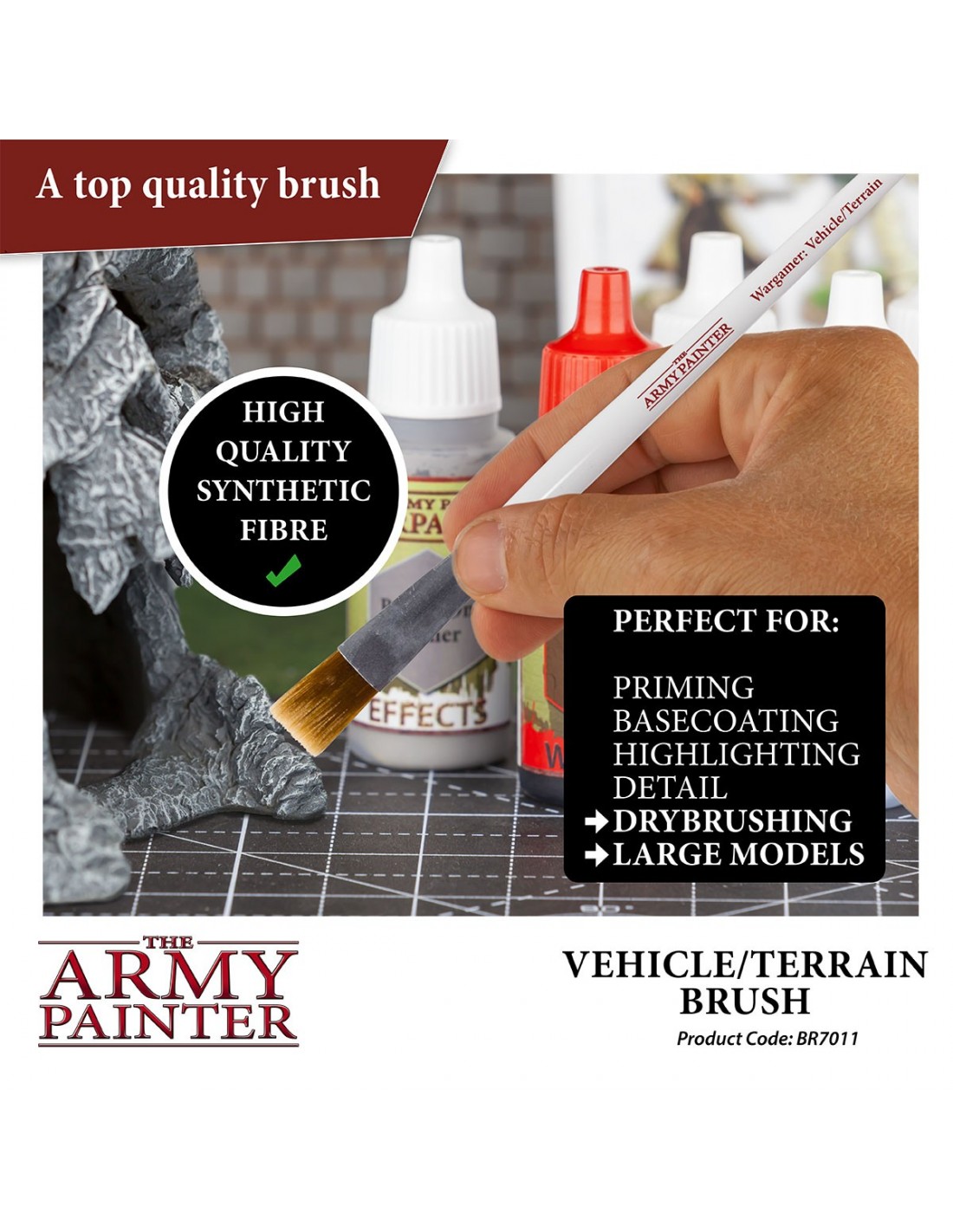Vehicle/Terrain - Wargamer Brush -... Vehicle/Terrain - Wargamer Brush -...
