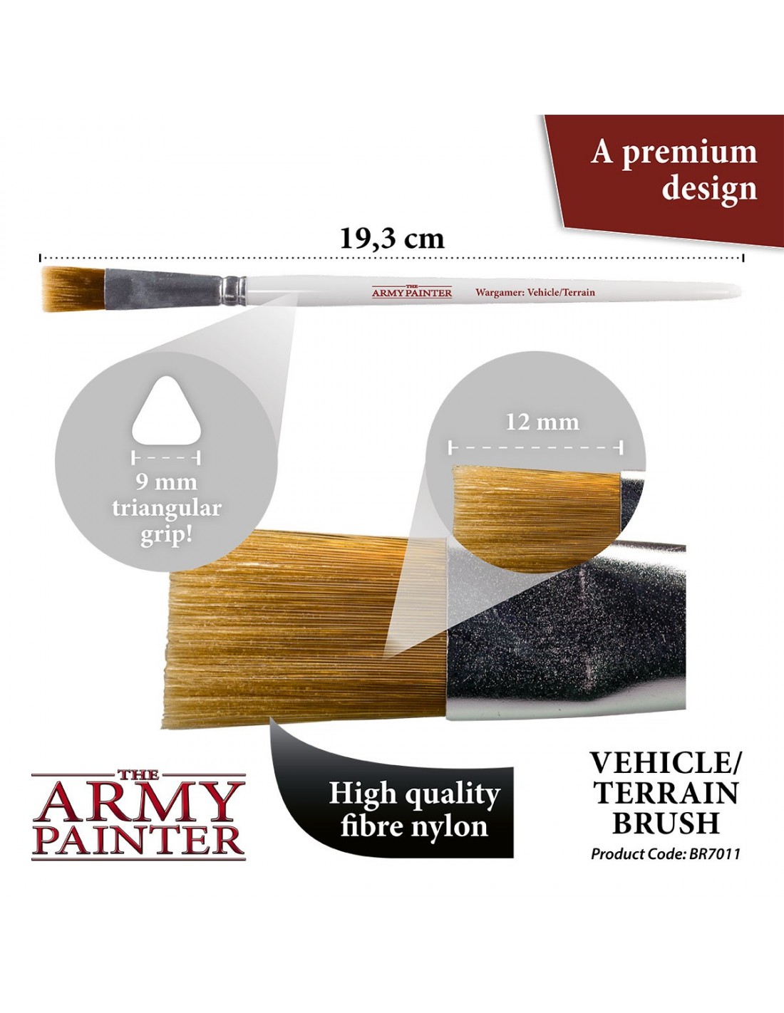 Vehicle/Terrain - Wargamer Brush -... Vehicle/Terrain - Wargamer Brush -...