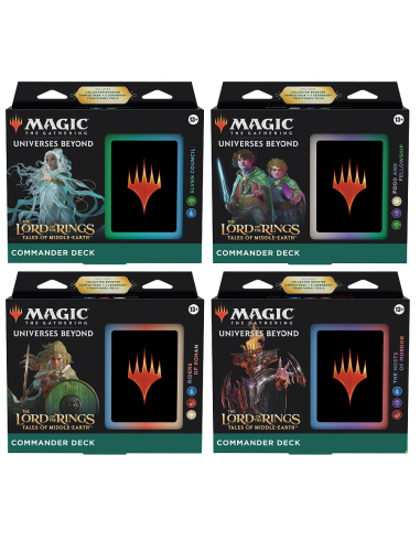 Alle 4 Commander decks - Lord of the...