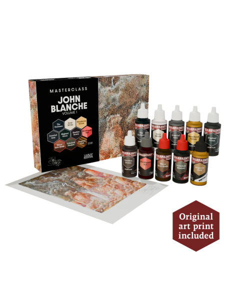 The Army Painter Masterclass John Blanche Vol.1 Paint Set - 10 Warpaints, Grimdark Style For Miniatures