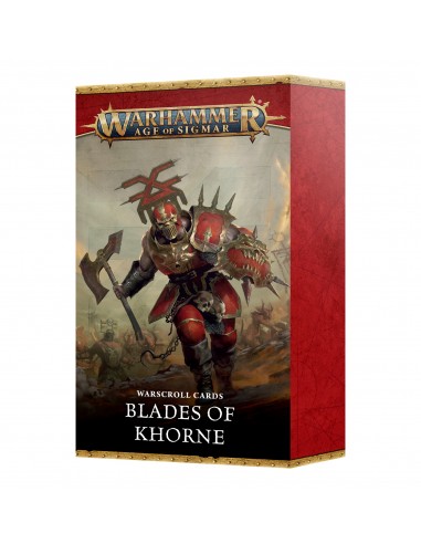 Warscroll Cards - Blades of Khorne -...