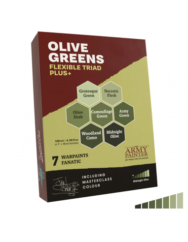 Olive Greens - Flexible Triad Plus+ -...