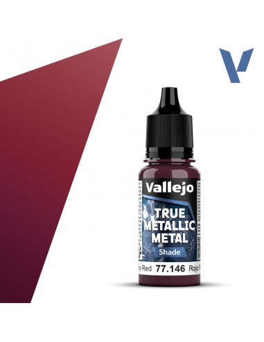 Ruby Red Shade - True Metallic Metal...