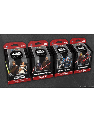 Alle 4 Decks - Twin Suns - Star Wars...