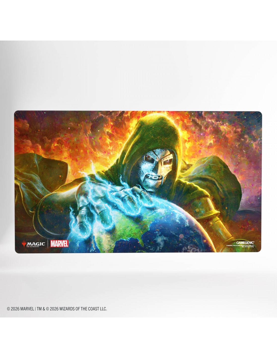 Gamegenic - SpillemÃ¥tte: Magic: The Gathering - Marvel Super Heroes Shiny Playmat - Doom Reigns Supreme