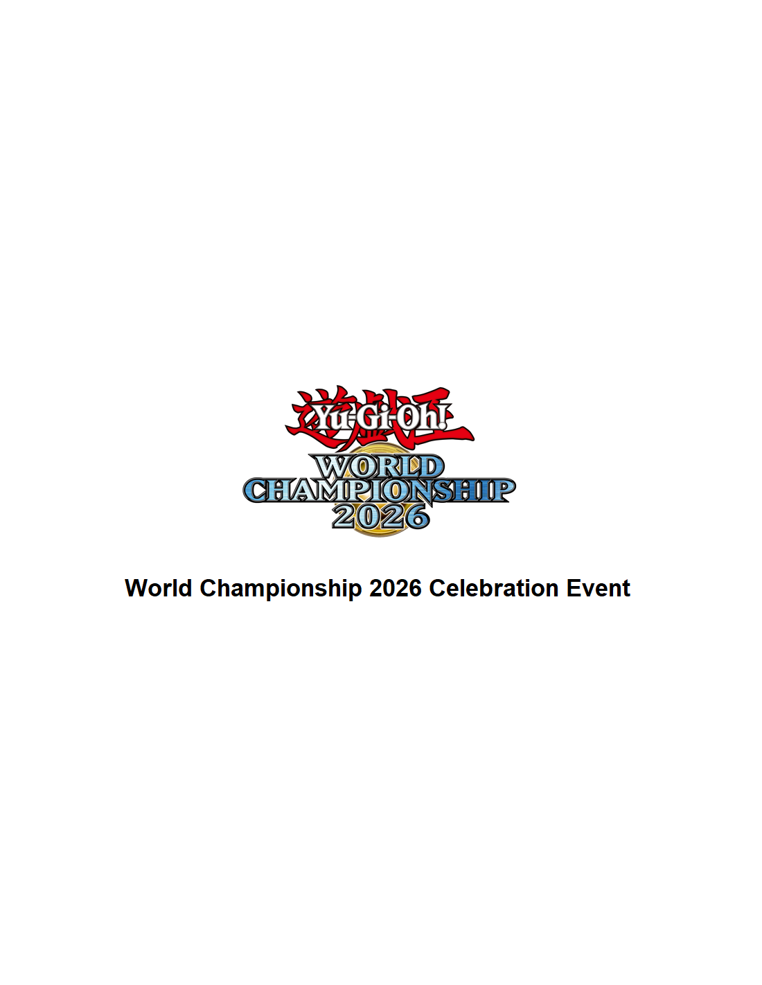 WORLD CHAMPIONSHIP 2026 - OTS Celebration - 29. August 2026 - Billet