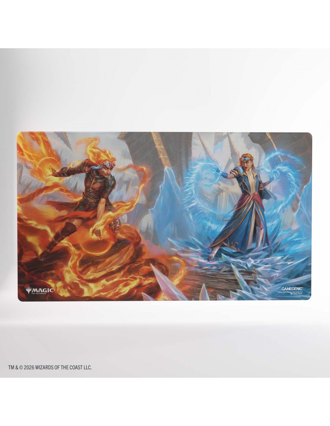 Gamegenic - Spillemåtte: Magic: The Gathering - Reality Fracture Shiny Playmat - Chandra, Chill of Compliance/Torch of Defiance