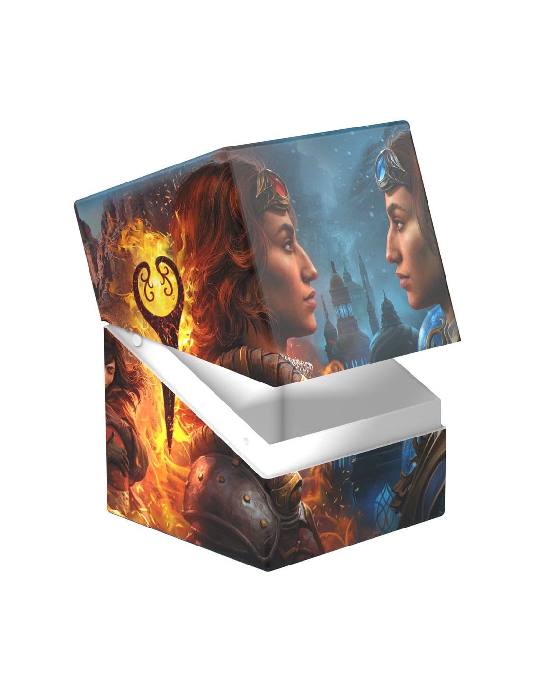 Ultimate Guard Boulder Deck Case (Deck Box) 100+ Standard Size: Magic: The Gathering - Reality Fracture: Way of the Pyromancer/Way of the Cryomancer