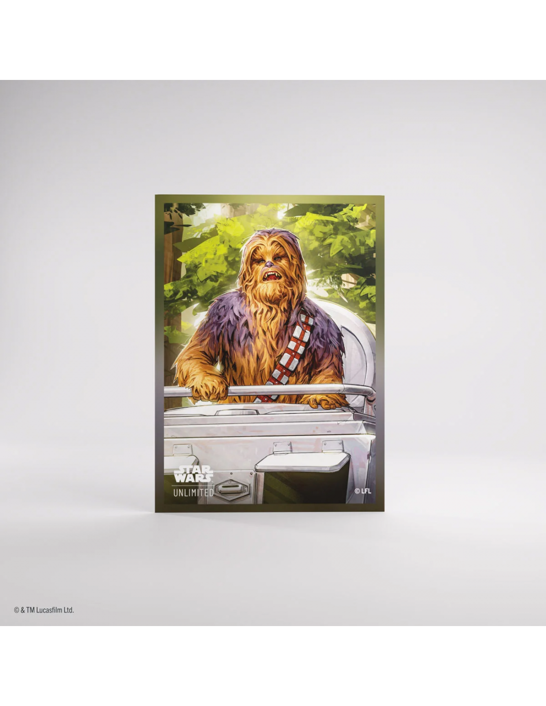 Chewbacca - Homeworlds - Art Sleeves - 80 stk - Plastiklommer - Star Wars Unlimited - Gamegenic