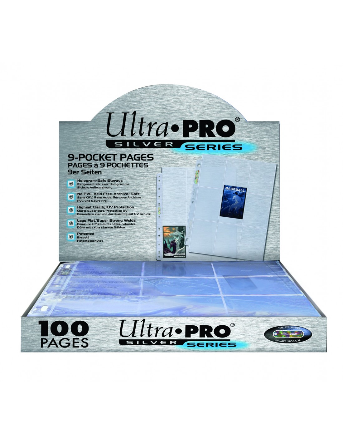 Billede af 9-Pocket Silver Series Page - 100 stk - Ultra Pro